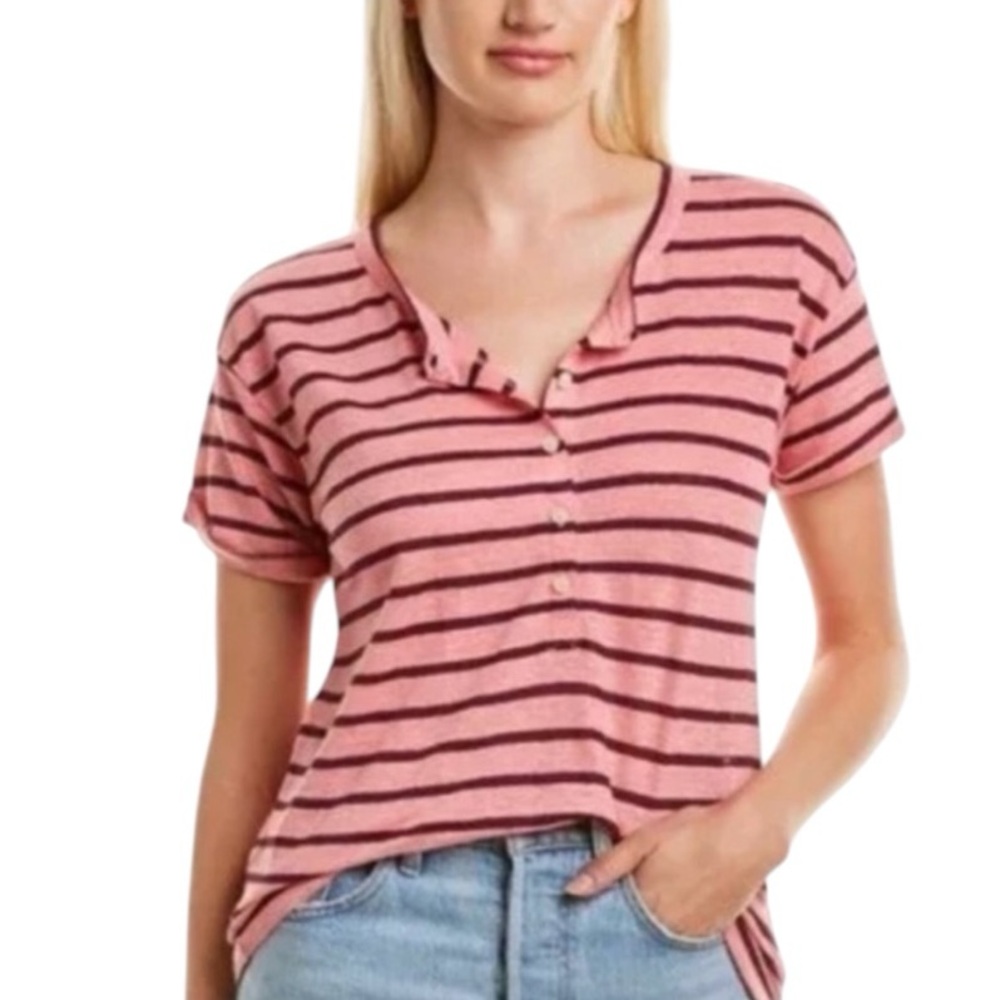 J. Crew Short Sleeve Striped Top